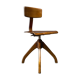 Brown Ama Elastik studio or atelier chair from the 1930s
