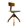 Brown Ama Elastik studio or atelier chair from the 1930s
