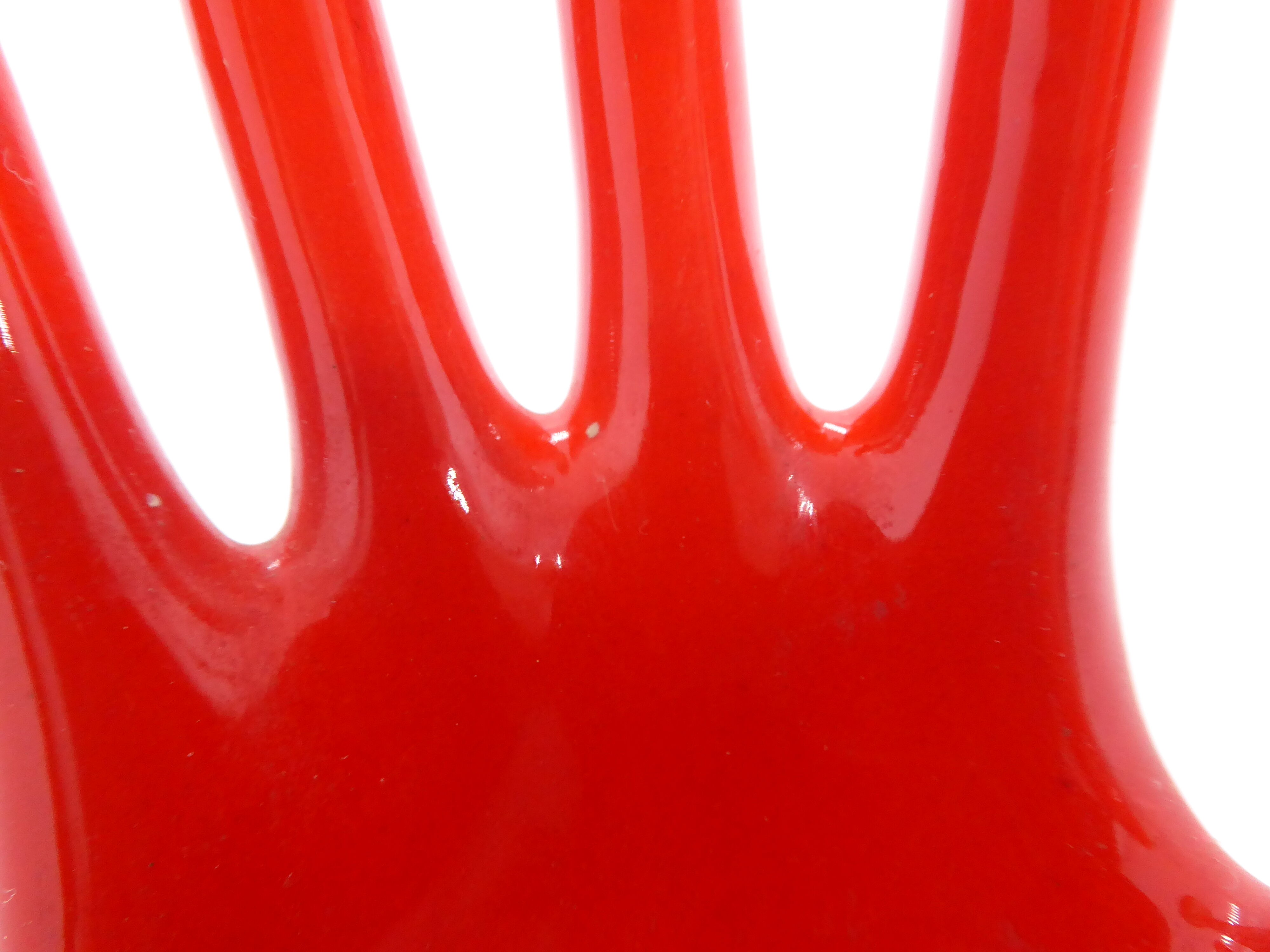 Vintage ceramic hand baguier soliflore