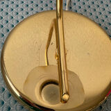 Pair of vintage 80s flower lamps