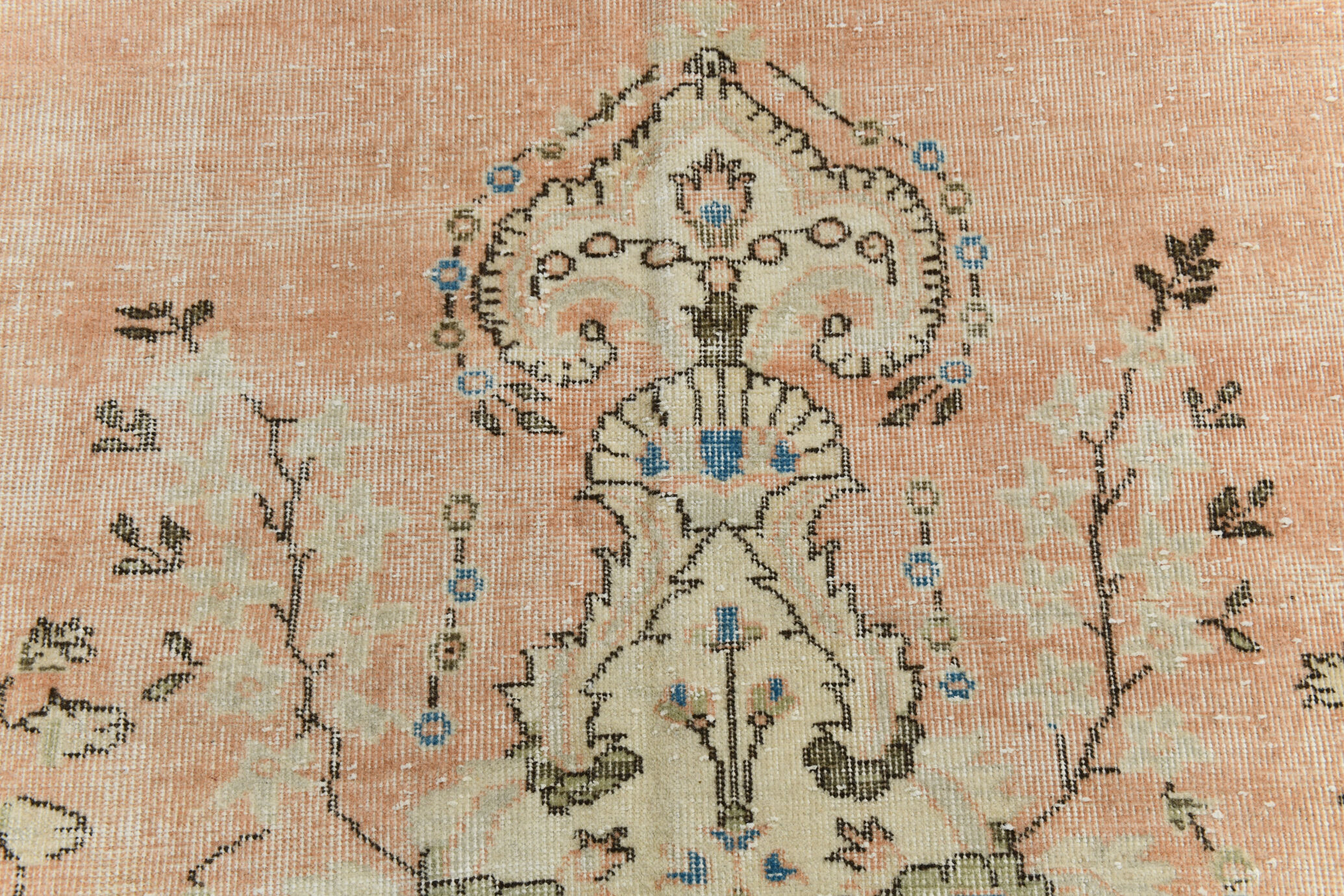 7x10 oriental peach turkish rug 206x309cm