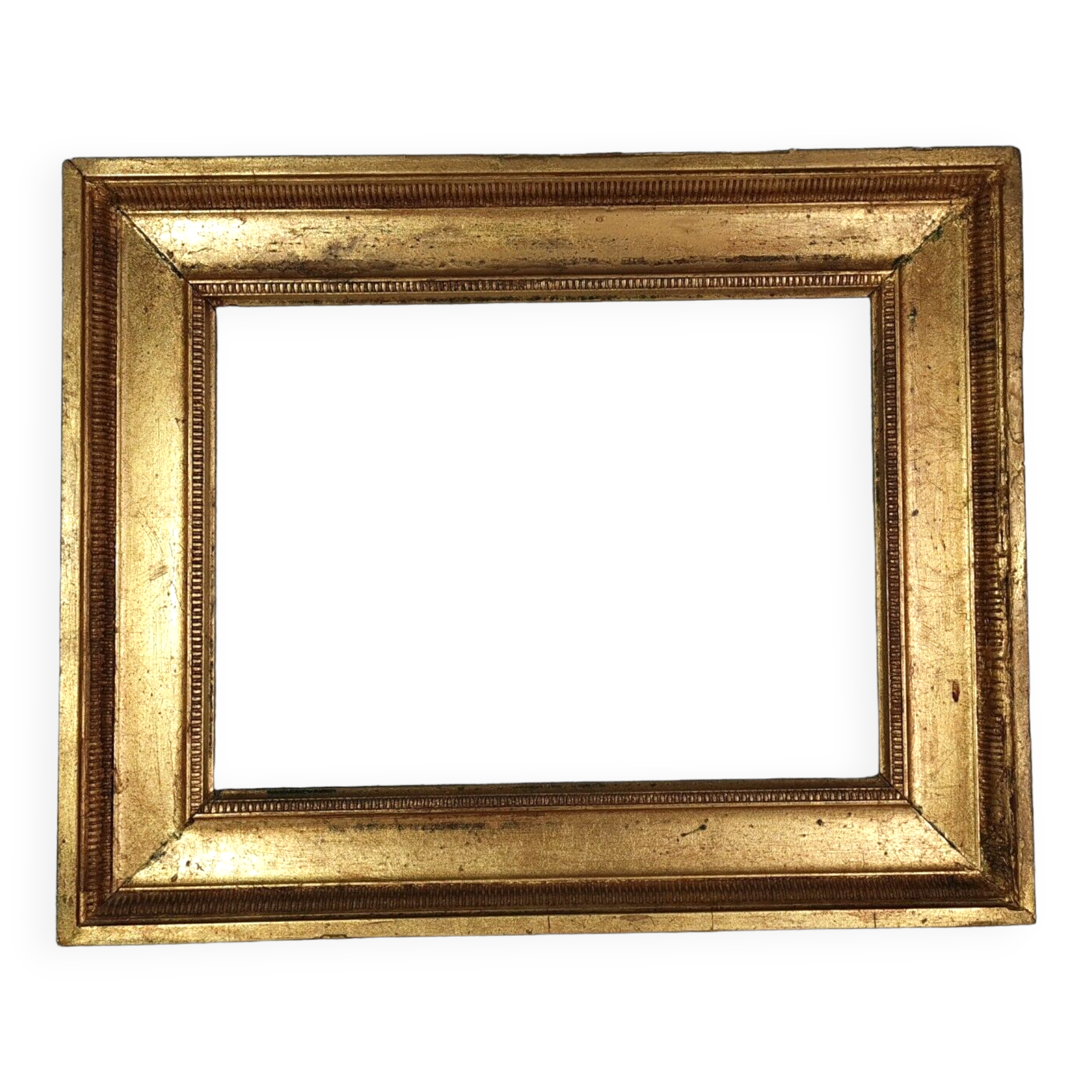 Cadre Photo Moderne 60,5x50,5 Cm - Bois Doré, Baguette C450, Format 51x41 Cm