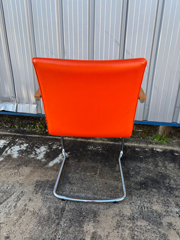 Série de 8 chaises design de Erik Munnikhof pour Leolux en chrome