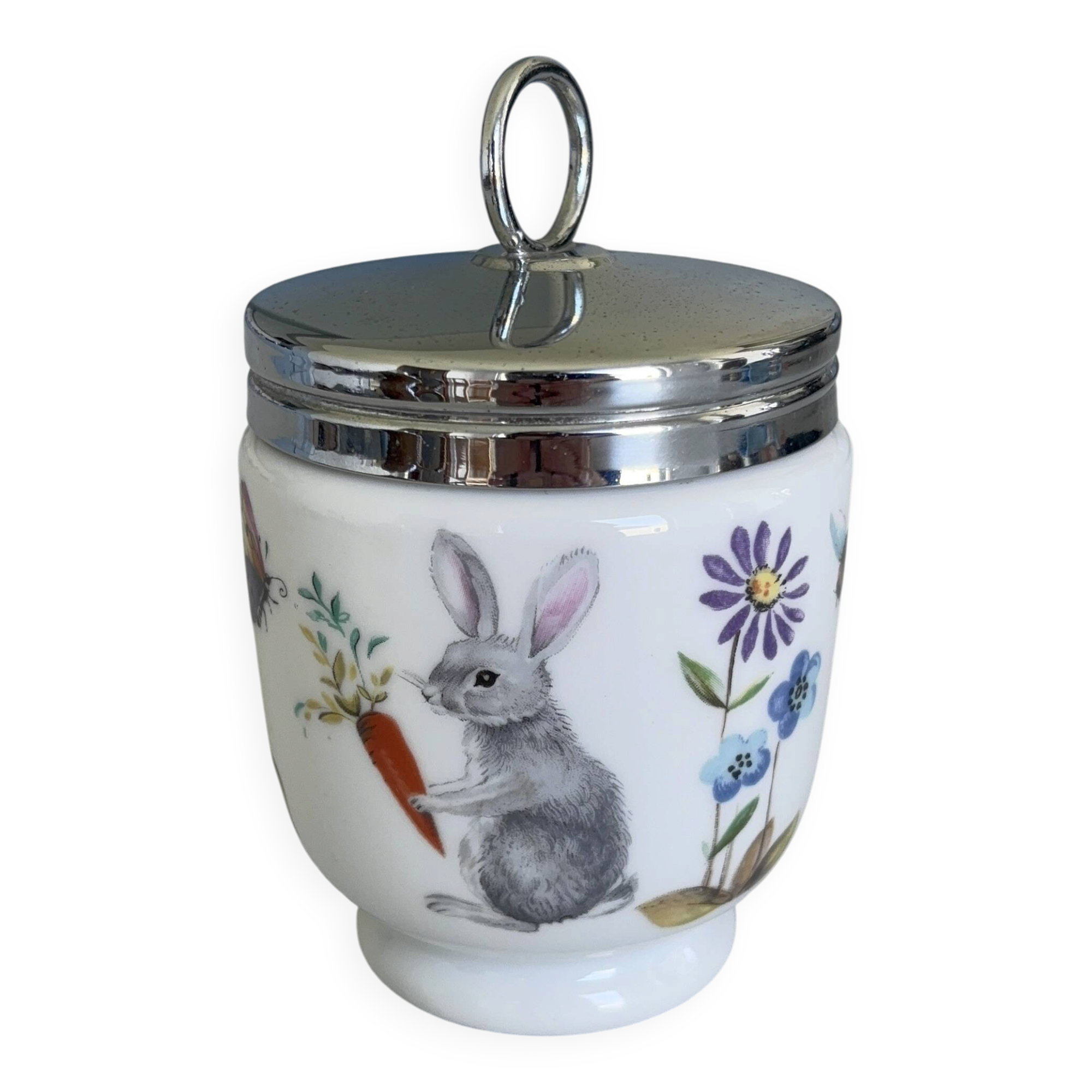 Royal Worcester grand model egg coddler – porcelain poacher egg cup