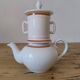 Vintage porcelain teapot from the Auteuil porcelain factory.