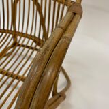 Vintage rattan chair by Dirk van Sliedregt Rohe Noordwolde 1960 from the Netherlands
