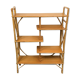 Bamboo and rattan shelf