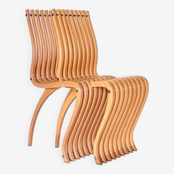 2 “Schizzo” chairs by Ron Arad for Vitra, 1989
