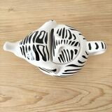 Striped elephant teapot