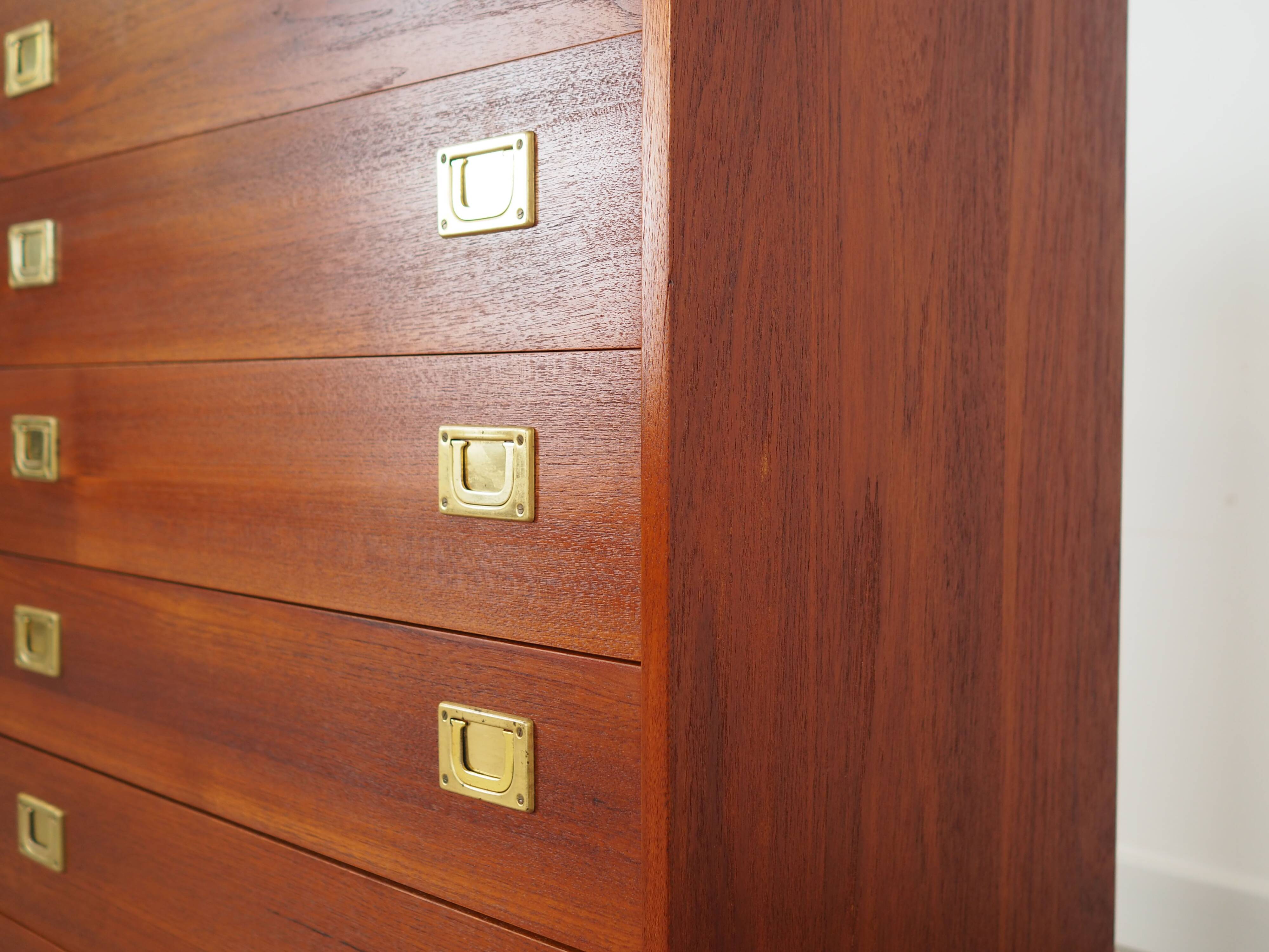 Teak chest of drawers, Danish design, 1960s, production: Denmark