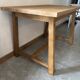 Solid oak dining table