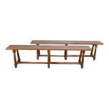 Pair of Benches, Louis XIII style – 20th