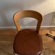 Chaise Bruno Rey en bois et cuir