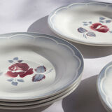 Lot of 6 plates Digoin model Provence