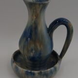 Candle holder flamed sandstone Dubois vintage