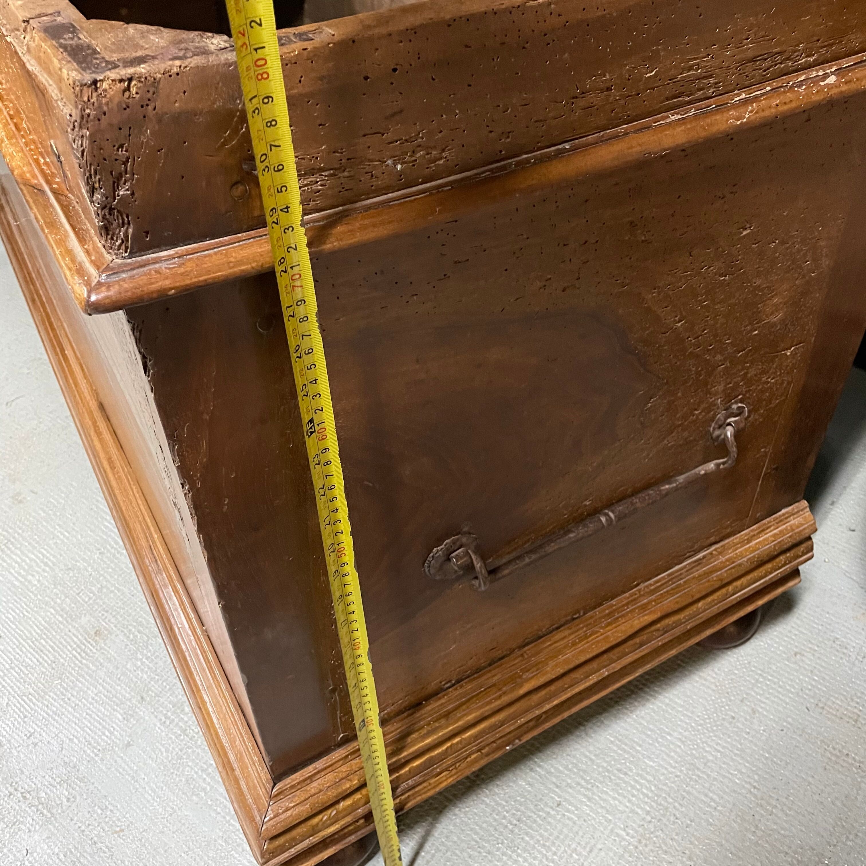 Languedoc chest old wood high period furniture