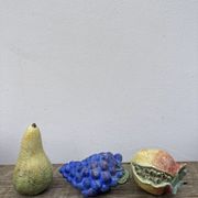 Vintage ceramic faux fruits / vintage centerpieces from the 1990s