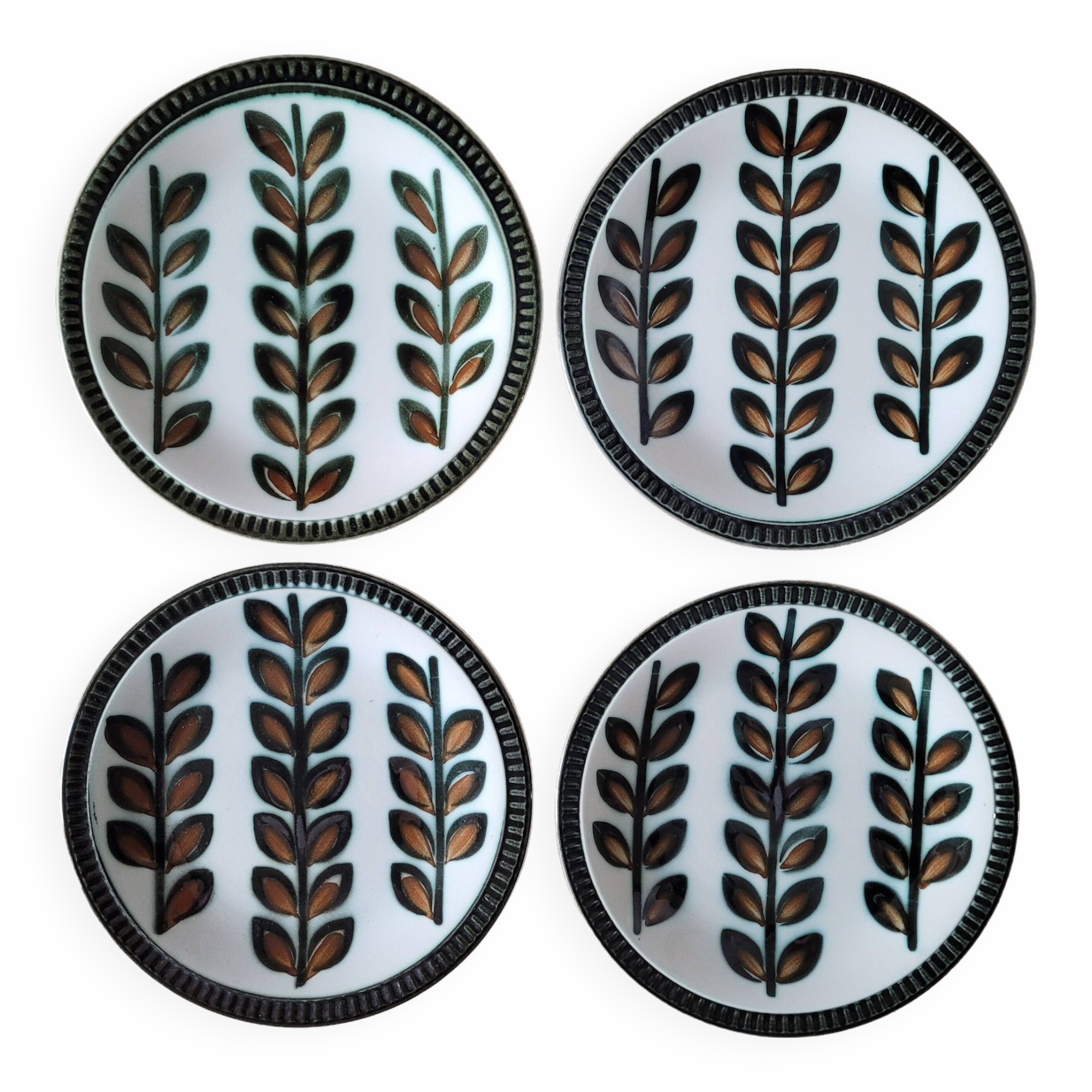 La Redoute x Selency lot de 4 assiettes Rambouillet dessert