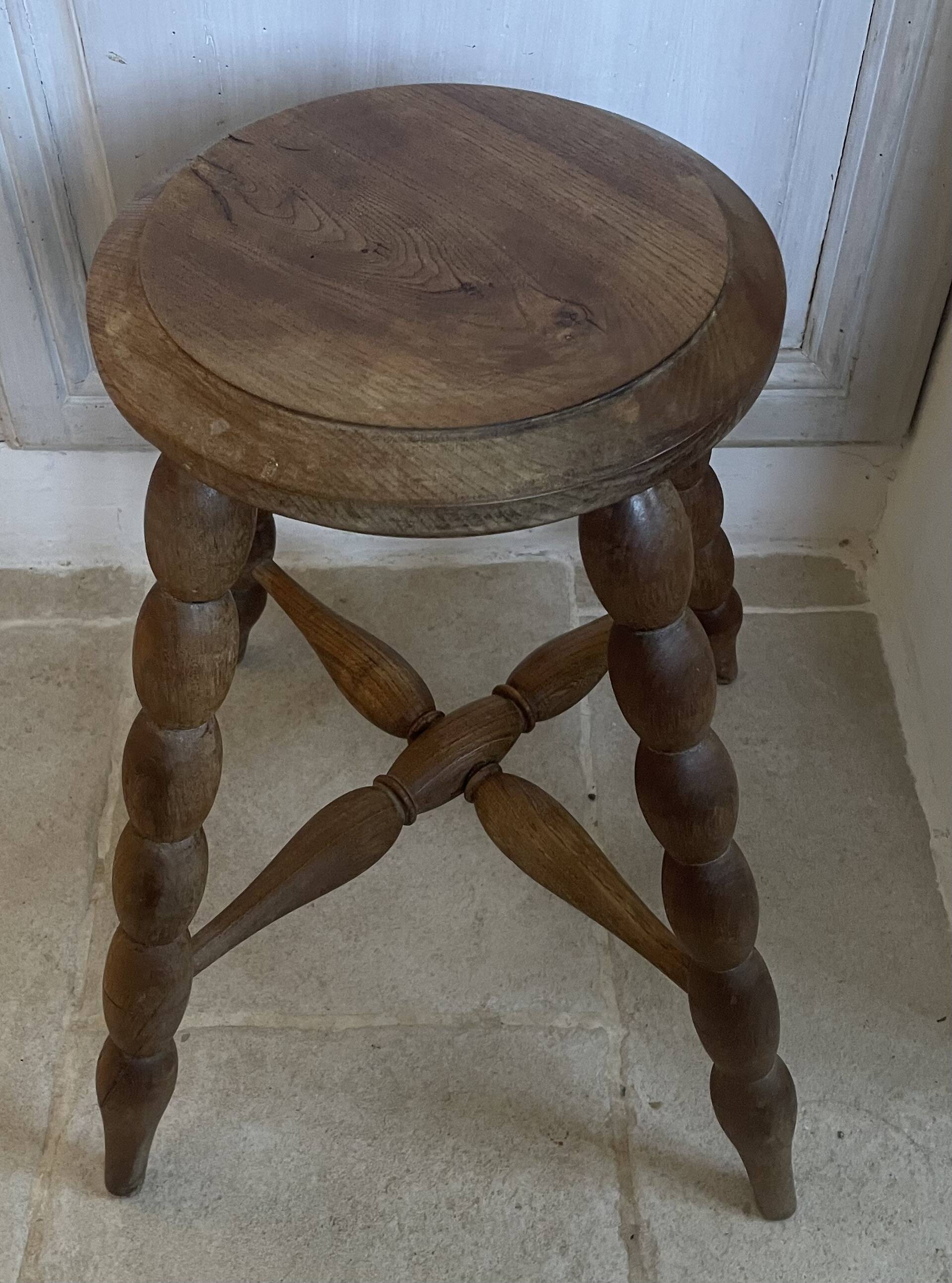 Vintage wooden stool