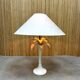 Vintage Italian design ceramic palmtree table lamp 60s