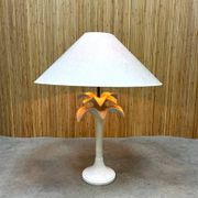 Lampe de table vintage en céramique de design italien en forme de palmier, années 60