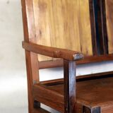 2-seater Burmese teak bench