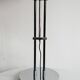 Space Age table lamp in nickel-plated steel, height adjustable, 1970s.