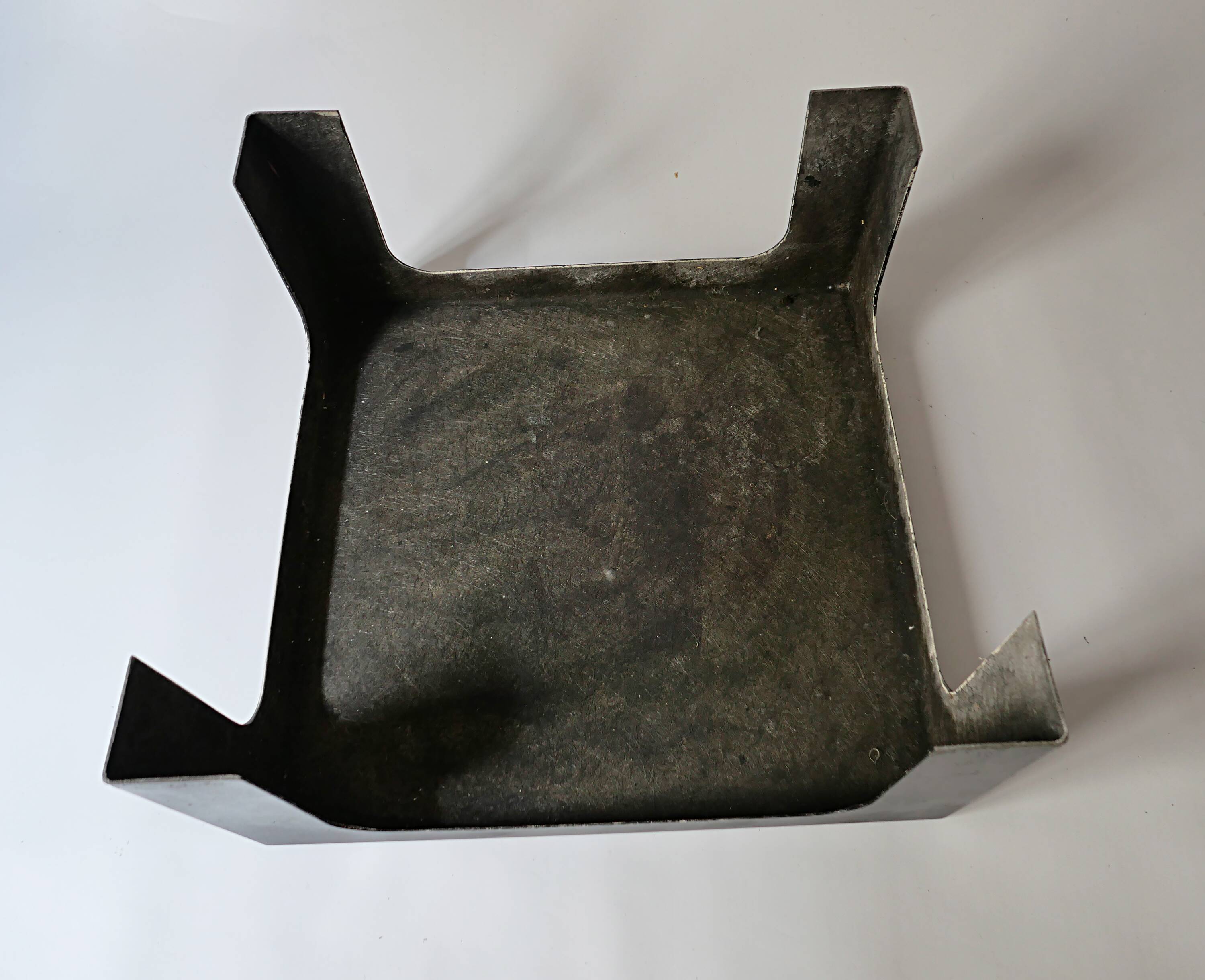 Vintage fiberglass coffee table from the 1970s