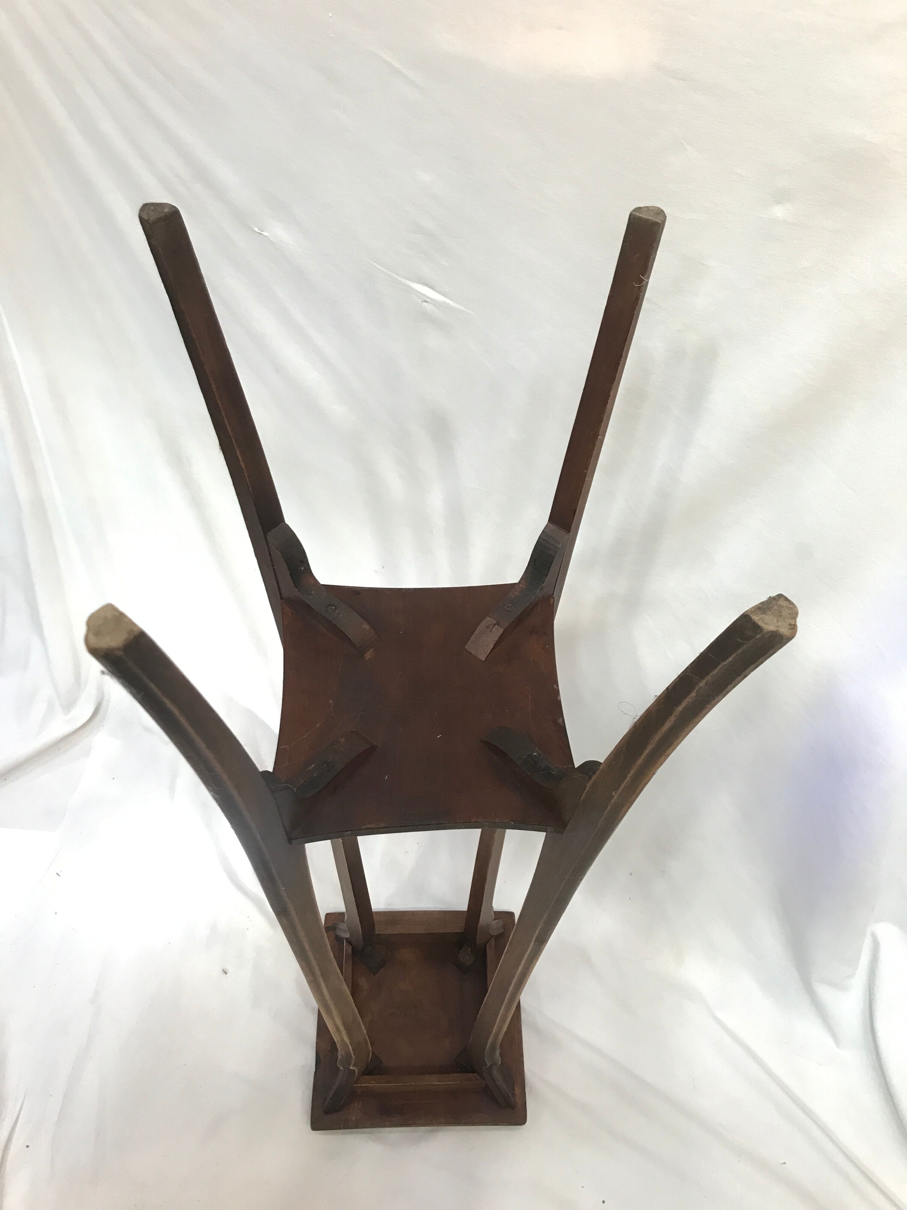 Oak Art Deco Sellette