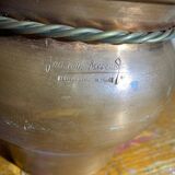 Antique Jean Paul THEVENOT Copper & Brass Planter Made in France Vintage