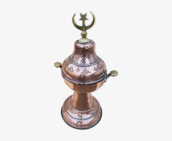 Vase cuivre et laiton sans doute ottoman 19e