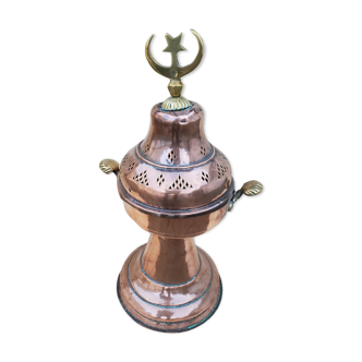 Vase cuivre et laiton sans doute ottoman 19e