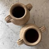 Pair of two-coloured jars