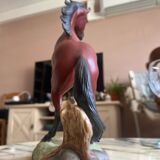 Porcelain horse statue (the red pony)
