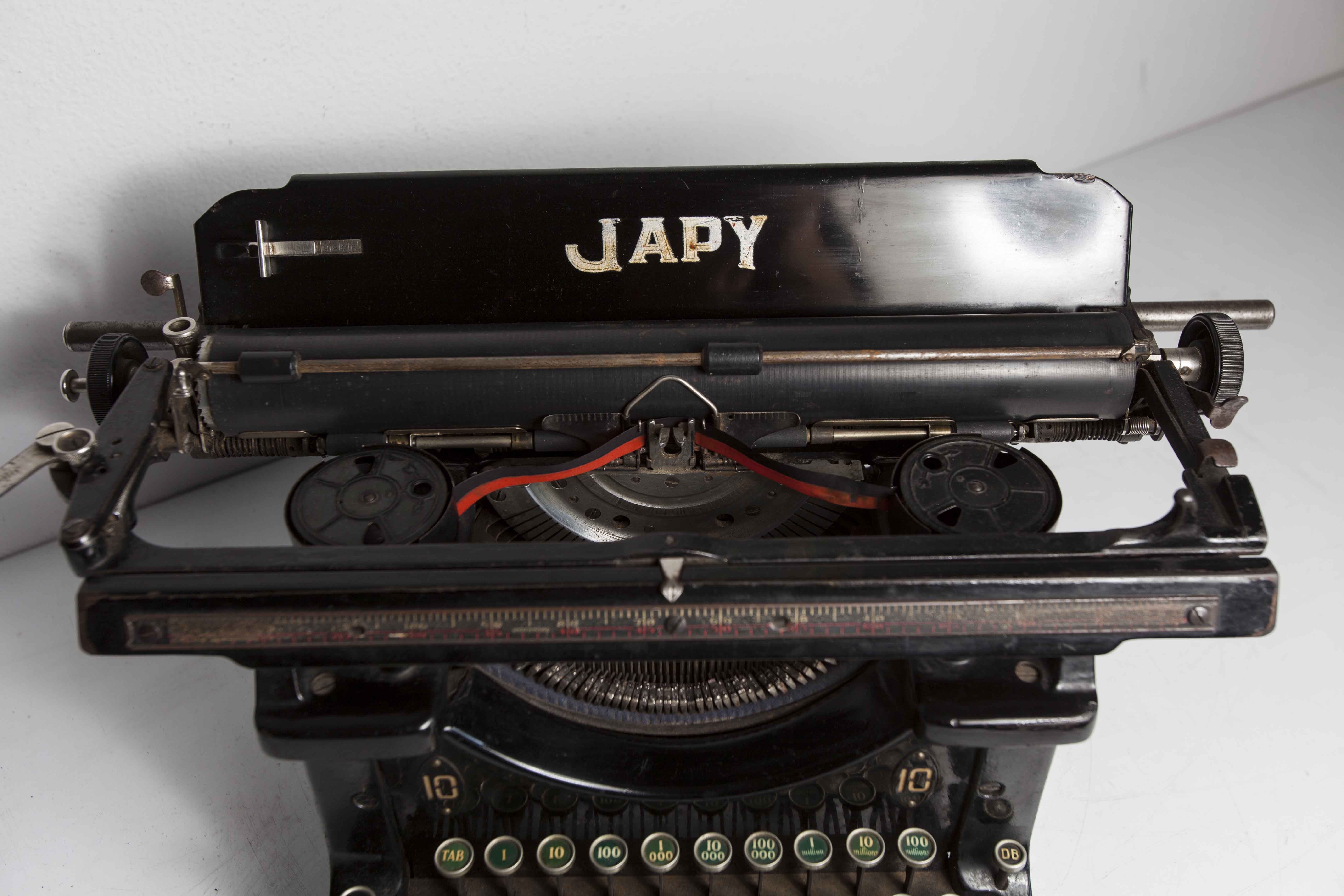 Japy Typewriter 10 1930 No.160707