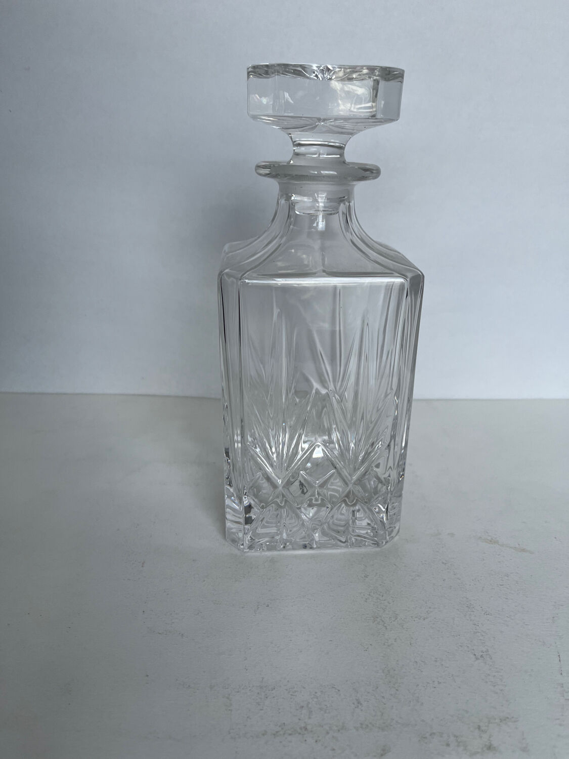 Lancel whisky decanter in cut crystal