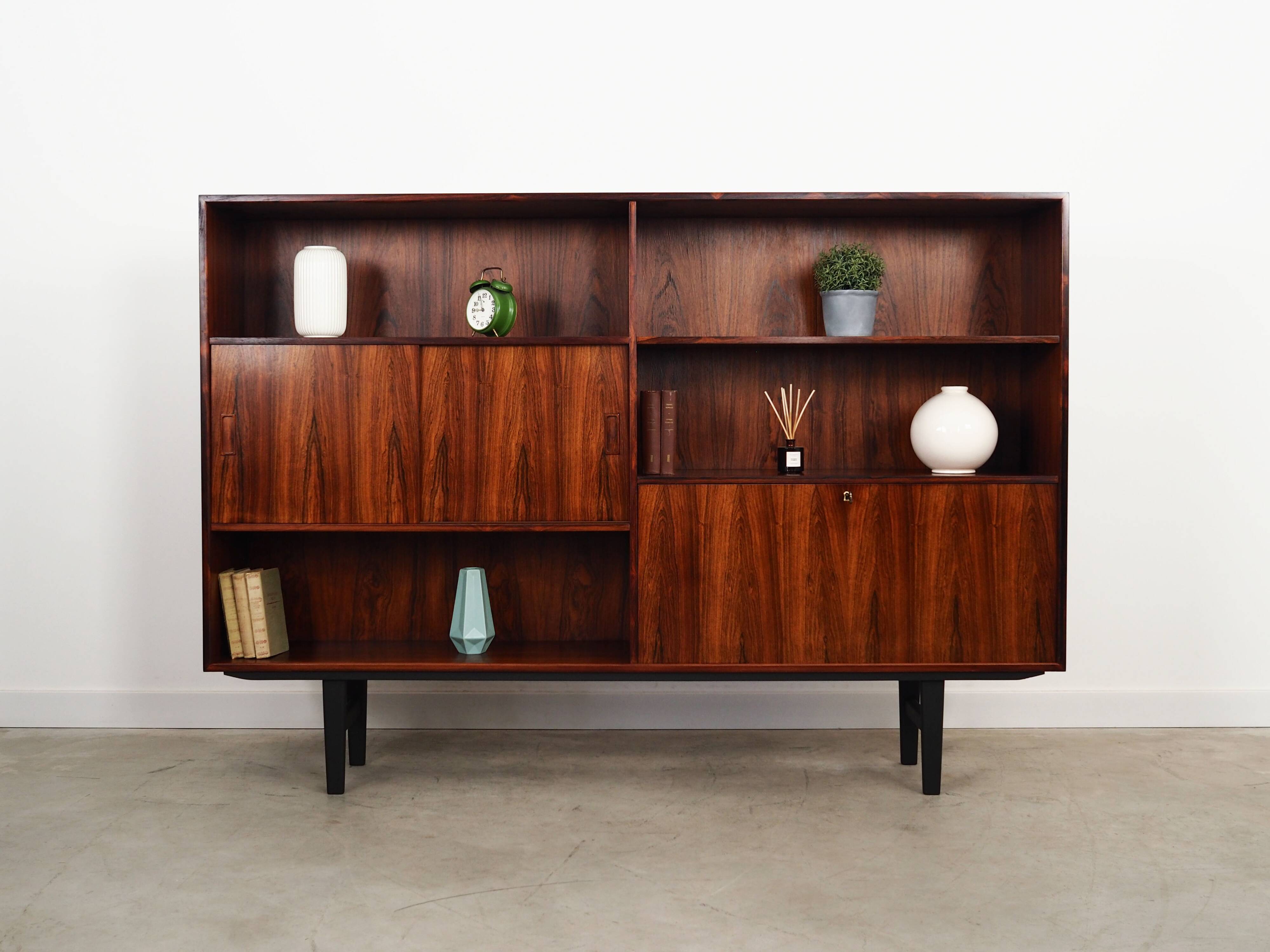 Rosewood bookcase, Danish design, 1970s, designer: Erik Jensen, production: Westergaards Møbelfabrik