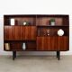 Rosewood bookcase, Danish design, 1970s, designer: Erik Jensen, production: Westergaards Møbelfabrik