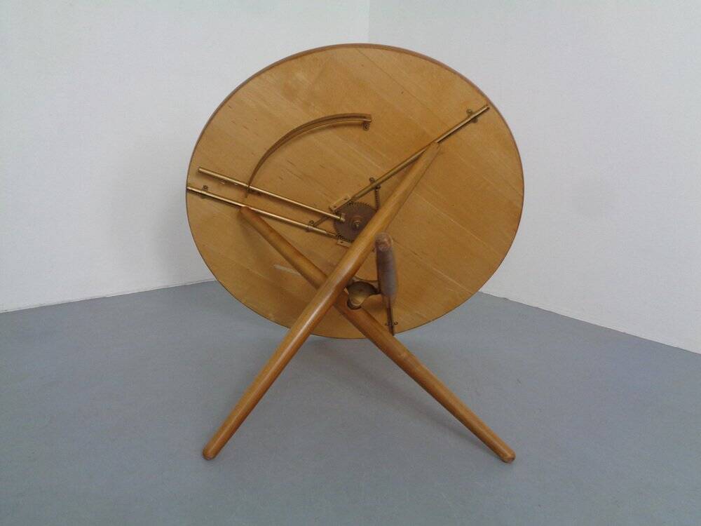 Adjustable Table by Jürg Bally for Wohnhilfe, Switzerland, 1950s