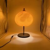 Mid-century modern orange glass Table lamp, Vistosi Italy, 1960s