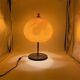 Mid-century modern orange glass Table lamp, Vistosi Italy, 1960s