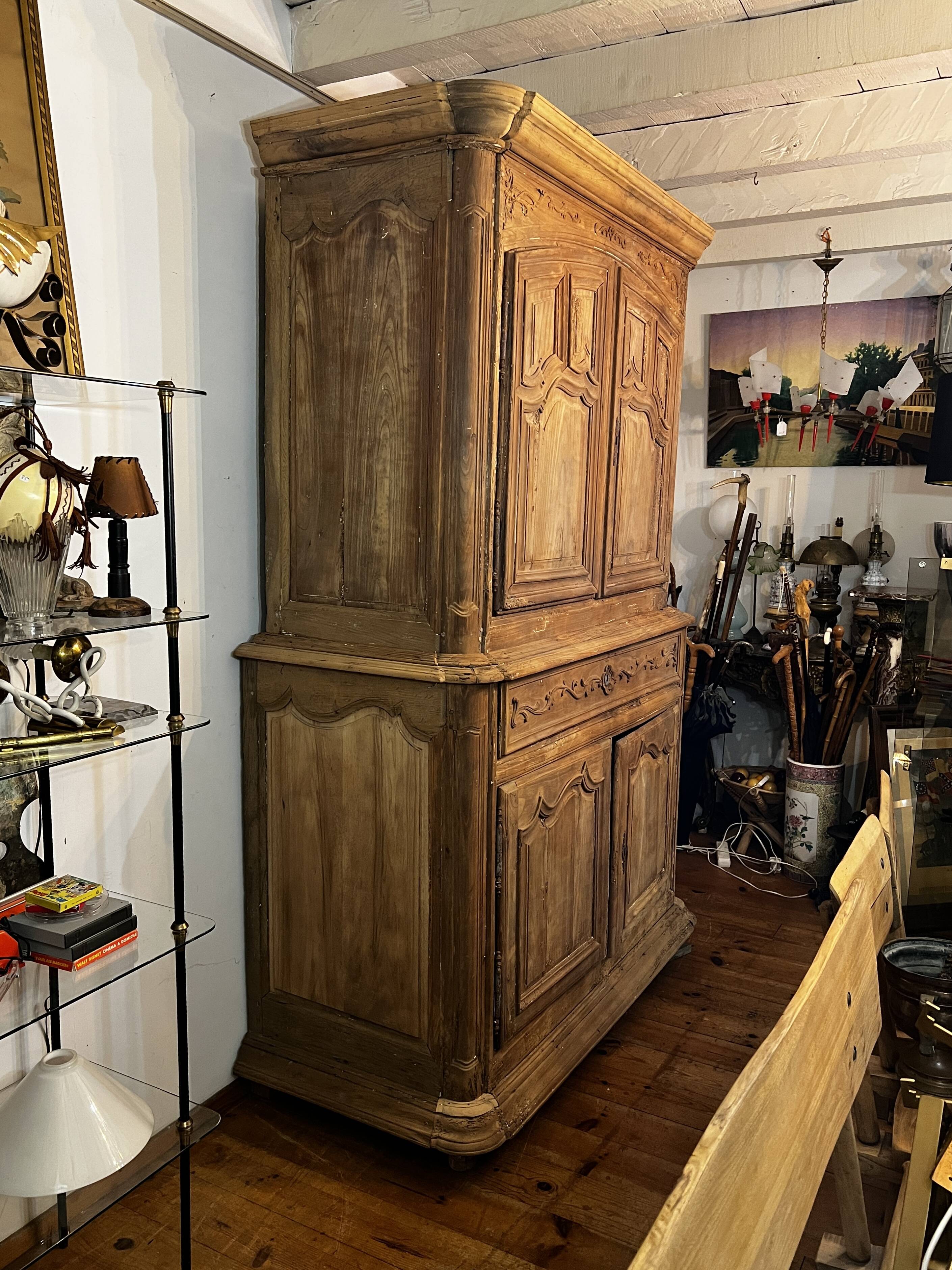 Two bodies cherry wood buffet