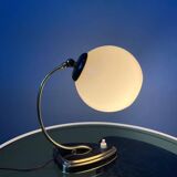 Mid-century art deco style opaline glass wall sconce or desk lamp