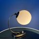Mid-century art deco style opaline glass wall sconce or desk lamp