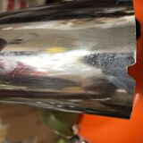 Mid Century Modern orange pull down  lamp