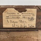 Pair, oil painting, 19th century, still life with bouquet of flowers, wooden frames, signed