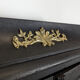 Blackened wooden bookcase display case from the Napoleon III period