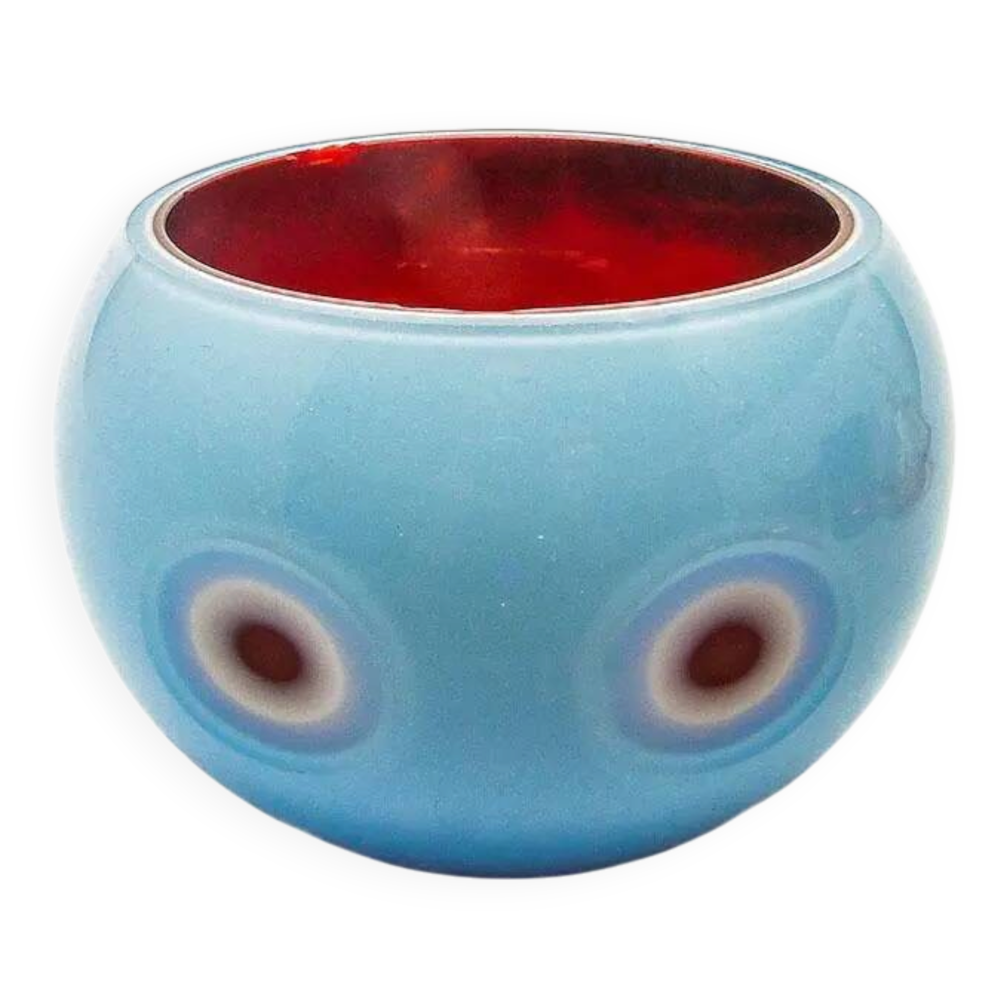 Art Deco vase, multilayer glass, Germany, 1930s