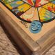 Antique Wooden Multi-Game Box - Ludo - Game of the Goose - Checkers