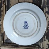 Set of four flat plates in iron earth